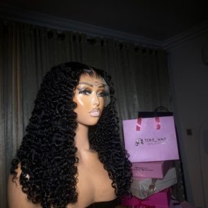SDD Pixie Curls Wig 20” – 6×8  Closure Factory-Made Human Hair Wig