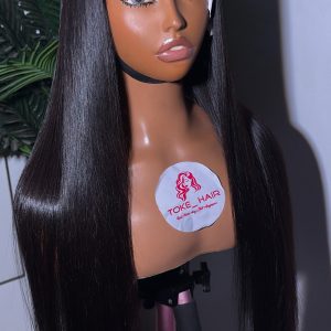 SDD Virgin Bone Straight Wig 24” 300g with 5x5  Closure